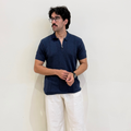 Polo Melange Blue